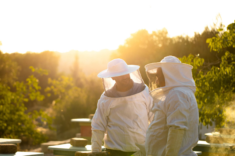 Μελισσοκόμοι παράγουν μέλι
